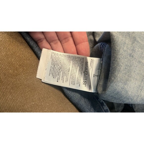 Banana Republic  Denim Shirt Small Light Wash Blue Cotton - Picture 8 of 8